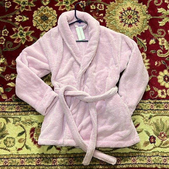 NWT Melsimo by Towel Selections bed jacket robe in soft pink, size medium large. - Picture 1 of 2
